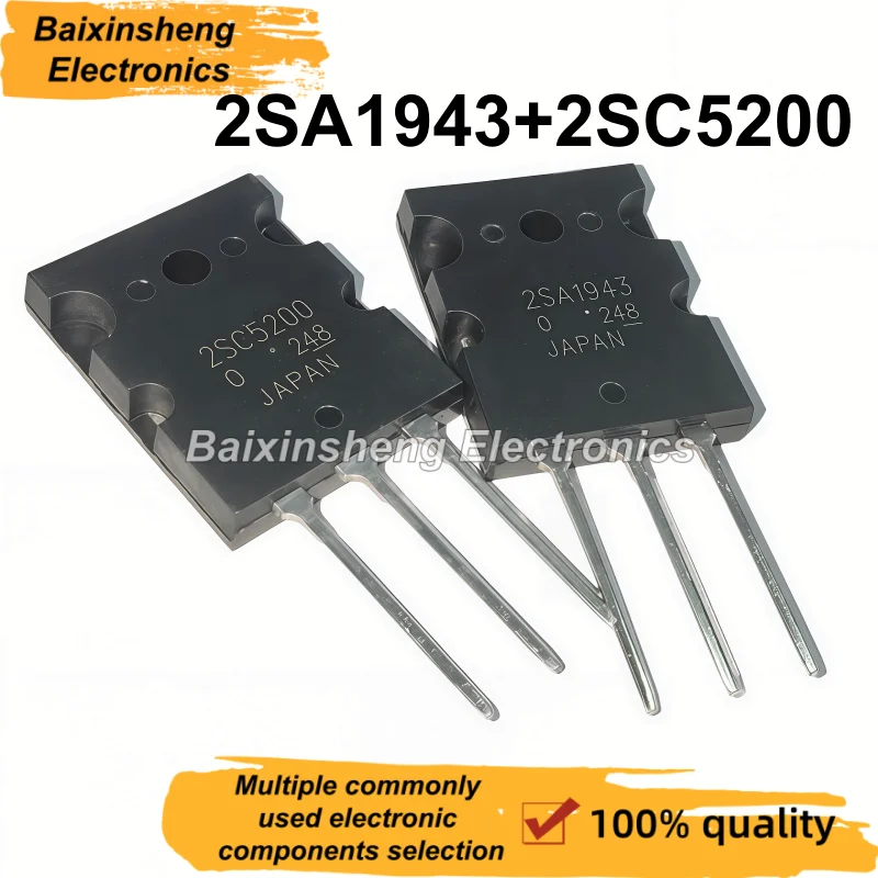 10PCS New High Quality 2SA1943 2SC5200 TTA1943 TO-3P Audio Tube Power Tube