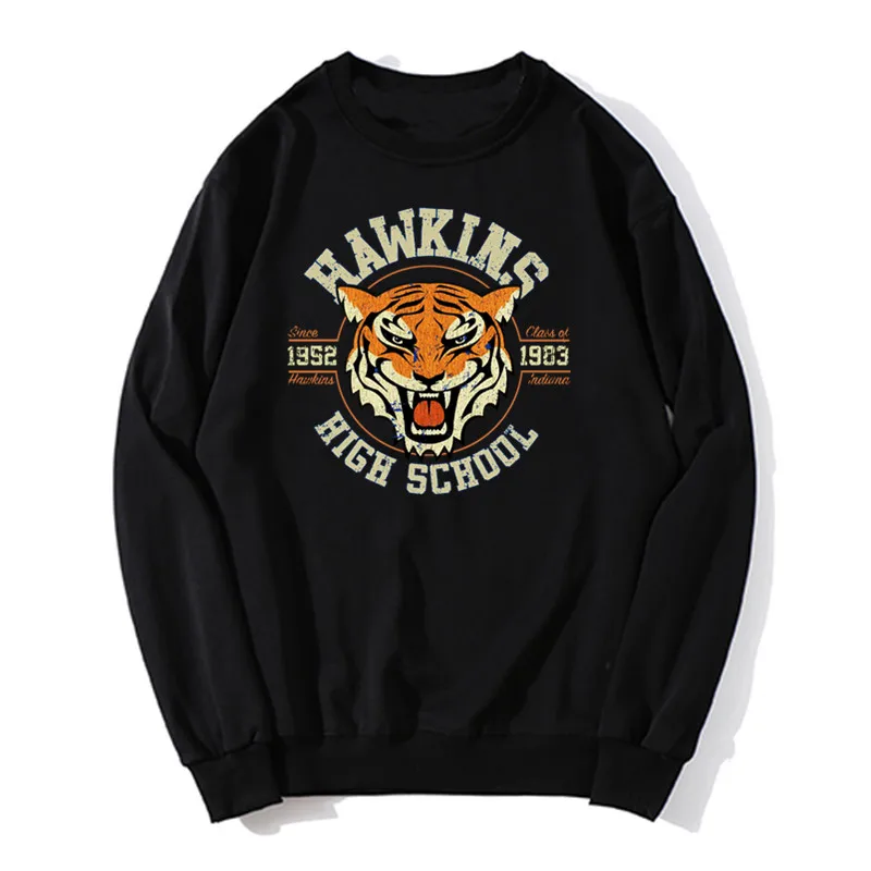 Hoodie For Men Women Hawkins High School Unisex Sweatshirt Cotton Casual Streetwear Sweater