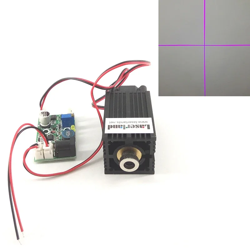 وحدة ليزر زرقاء فوكوسابل 450nm 445nm 3.5 واط TTL للحفر على الخشب/البلاستيك/الورق/التقويس/القطع/وسم