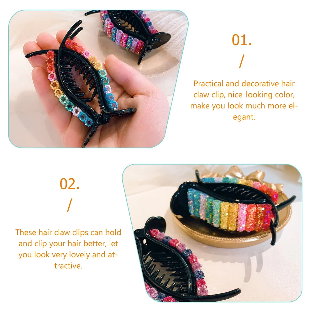 3 قطع من مشابك مخلب الشعر للنساء والفتيات، إكسسوارات أنيقة متينة وعملية لمختلف المناسبات، أداة تصفيف الشعر الأنيقة #3