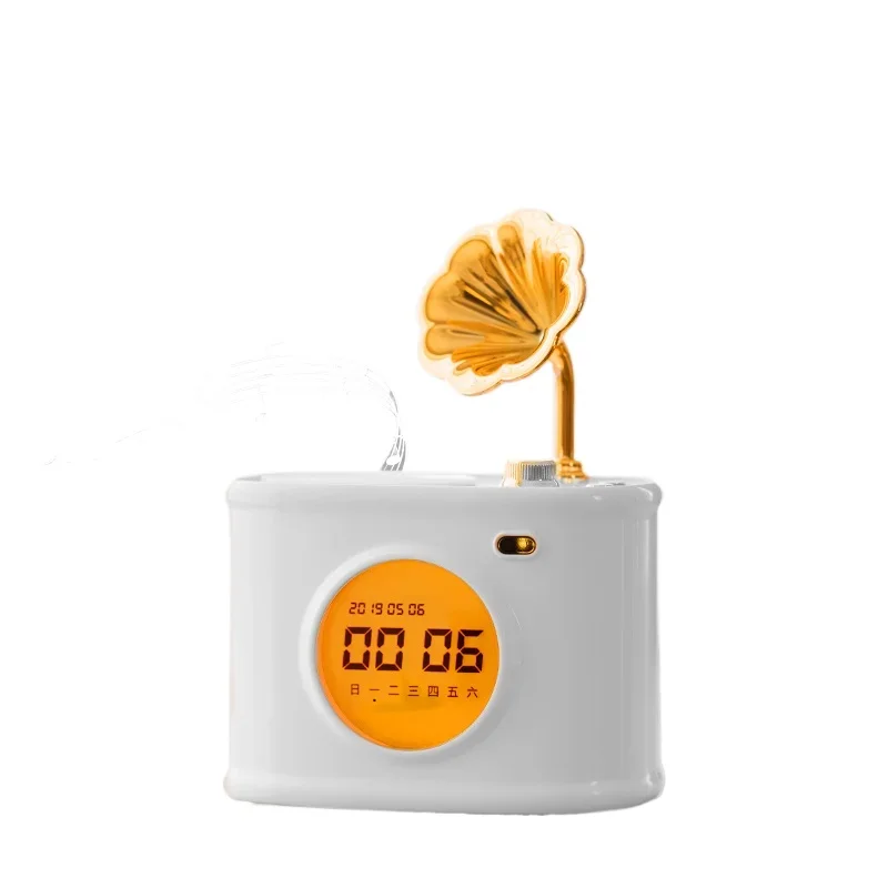 

1 Retro clock wireless bluetooth speaker desktop mini audio atmosphere ornament boys and girls birthday gift