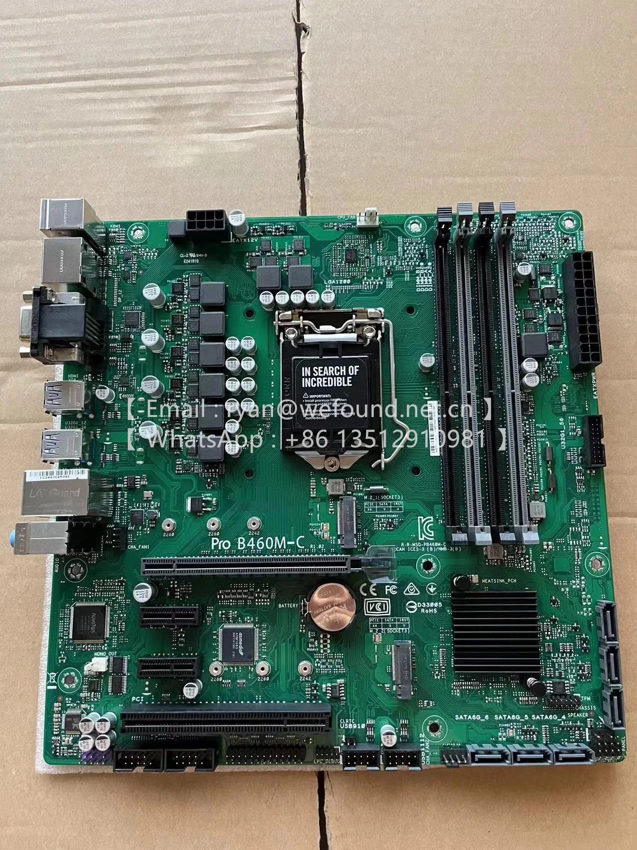 PRO B460M-C  PC / SERVER BOARD