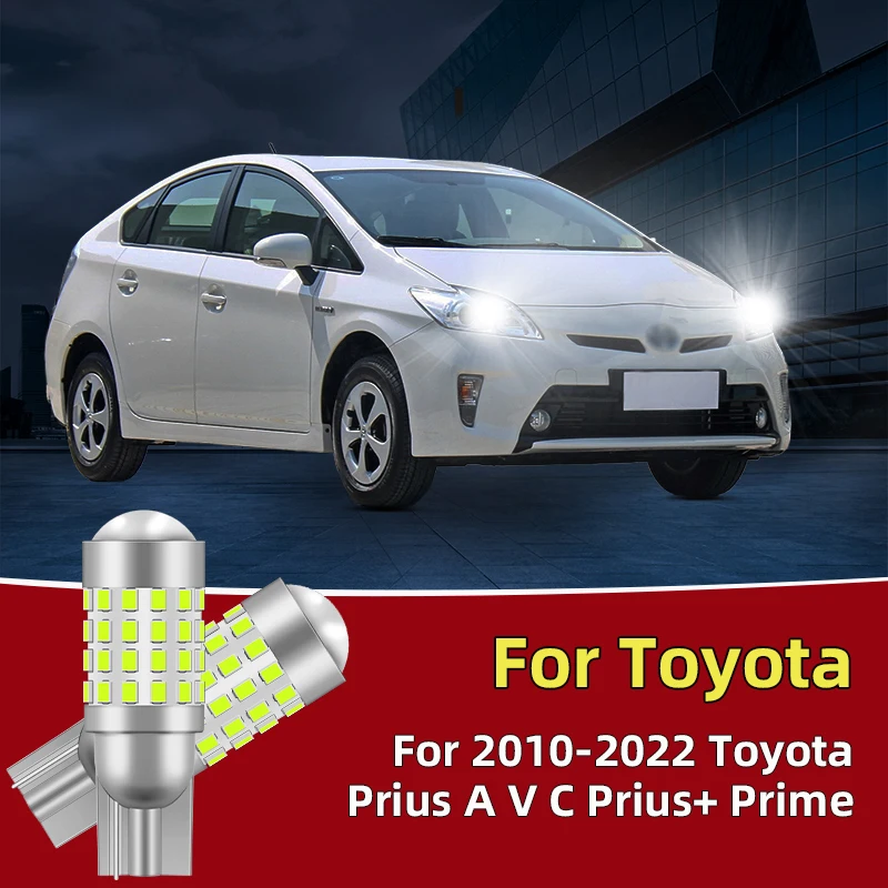 

2PCS For Toyota Prius A V C Prius+ Prime2010-2022 Led Car Bulb T10 W5W width light position Signal Lamp 12V 24V Clearance Light