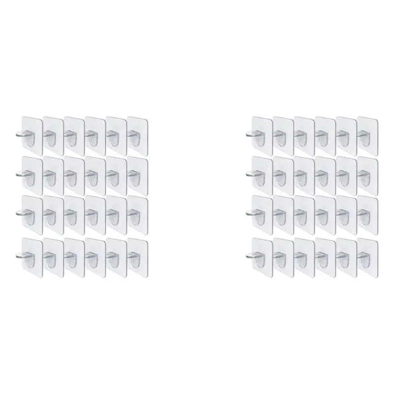 B84B-48PCS Punch Free Shelf Support Peg-Self Adhesive Shelves Clips For Kitchen Cabinet Closet Brackets Clapboard Layer