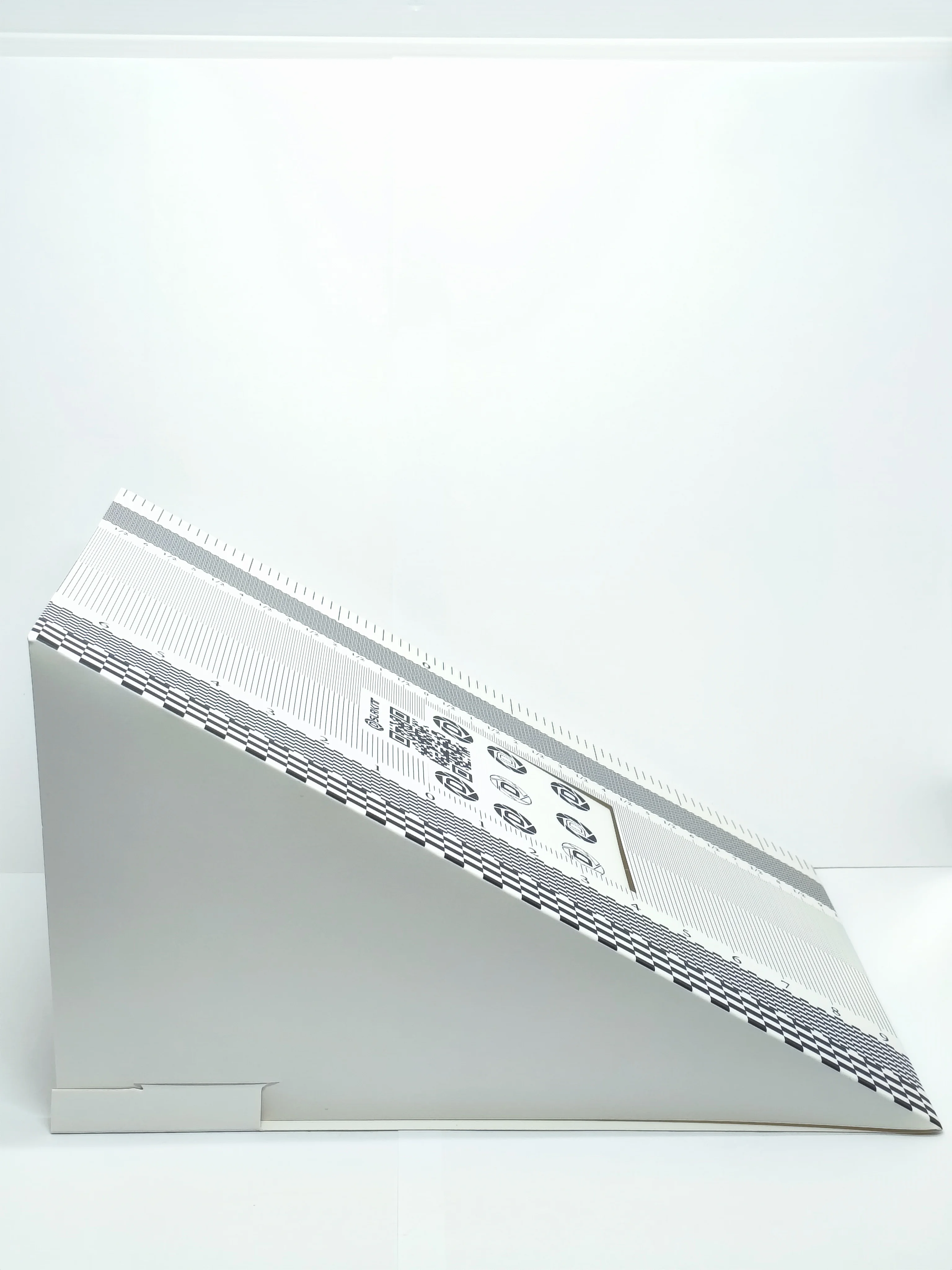 DSLRKIT 2 szt. Wyrównanie kalibracji ostrości obiektywu AF Linijka do mikro regulacji Składana karta Rozmiar: L