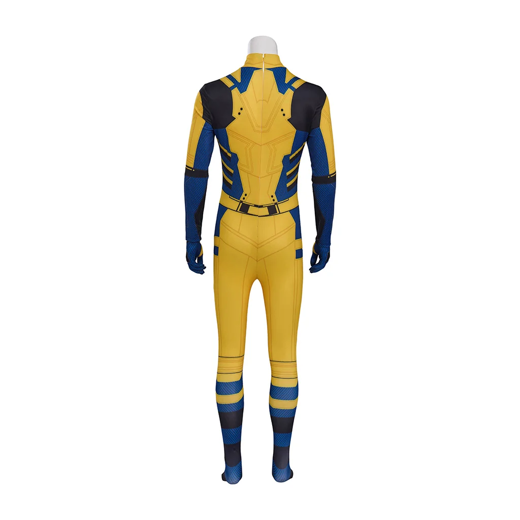 Logan James Cosplay Costume Wolve Yellow Jumpsuit Men's Superhero Battle Outfit Halloween Carnival Set view 5