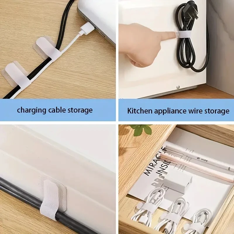 20/40/60PCS Cable Organizer Wire Winder USB Cable Management Protector for Wire Ties Phone Accessories Organizador Cables