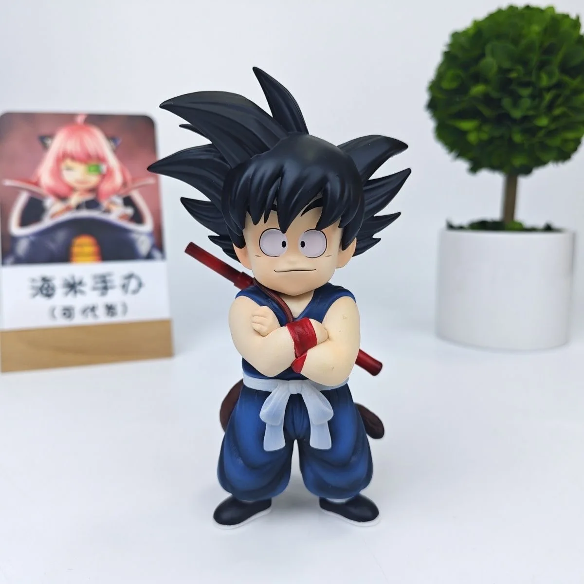 

14cm/5.5in Anime Dragon Ball Figurine Childhood Civilization Goku Action Figure Pvc Model Statue Desktop Ornamen Toys for Gifts