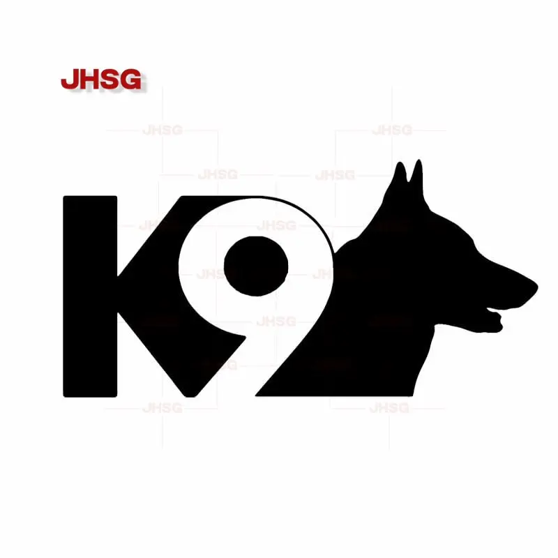 K9 Dog Car Styling Vinyl Decal Car Sticker and Decal Car Decoration Tool Black/white for All Kinds of Vehicles