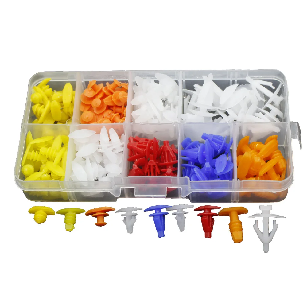 

Universal Car Weatherstrip Retainer Clips Auto Window Door Sealing Strip Fasteners Plastic Rivet Seal Clip for Vehicle Maintenan