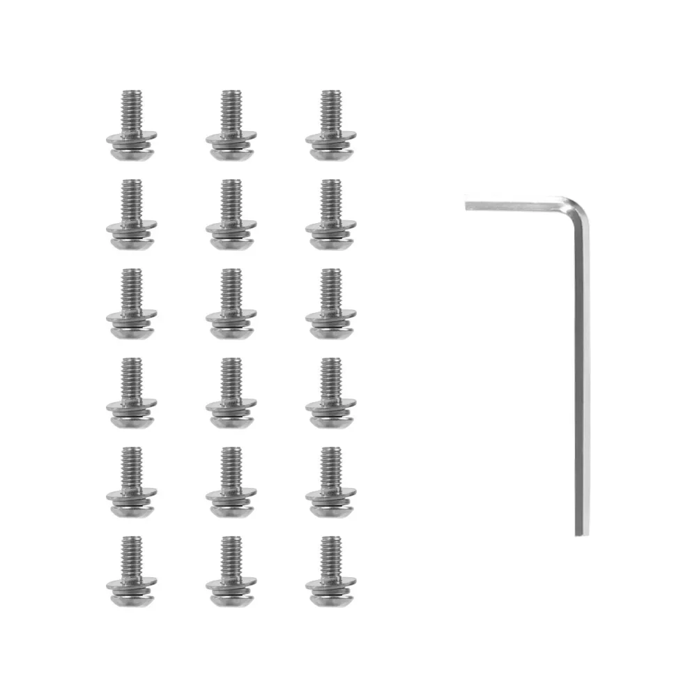 18pc Bottom Battery Cover Screws for Segway Ninebot MAX G2 G65 G30 G30LP G30D Electric Scooter Stainless Steel Metal Screw Parts