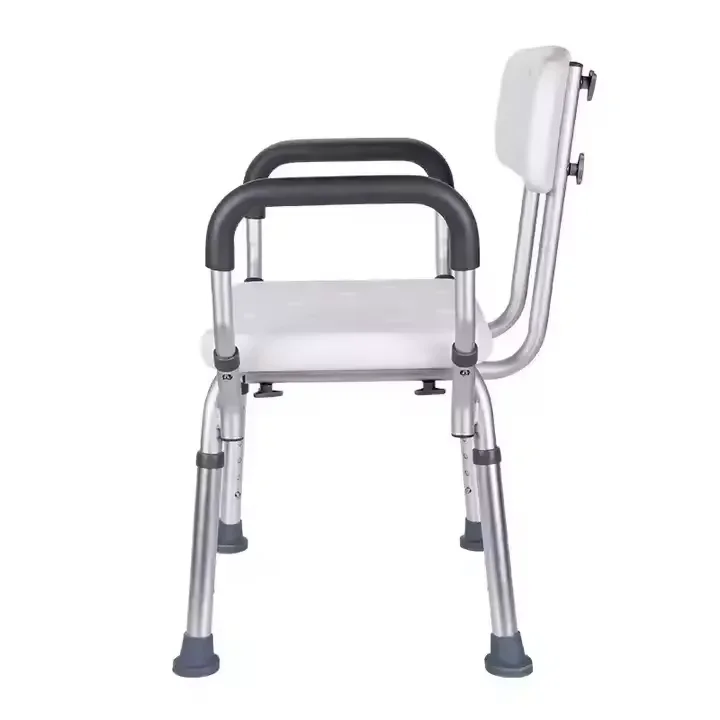 Bathing Chair for Handicapped Bathroom Aluminum Alloy Shower Chair for Elderly
