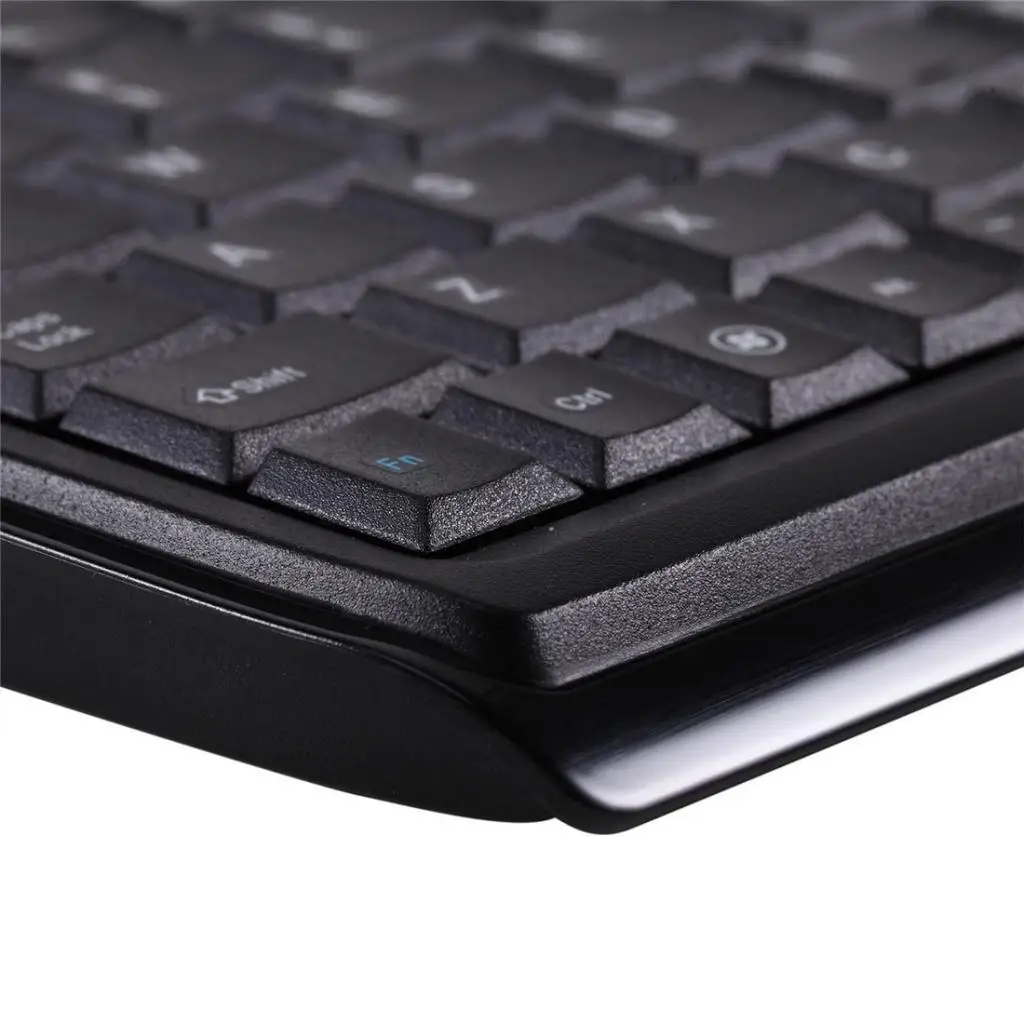 USB Wired Mini Mute Keyboard Low Profile Portable Thin Keyboard for PC Desktop Laptop