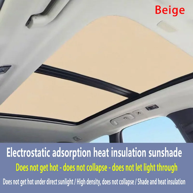 

Car Panoramic Sunroof Insulation Roof Visor For Jetour T1 2025~2027 2026 Sun Protection Adsorption Sky Curtain Sunshade Anti-UV