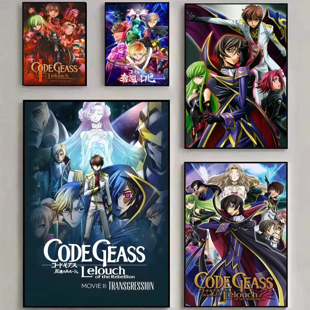 Code Geass Poster HD art sticky wall waterproof home living room bedroom bar aesthetic decoration