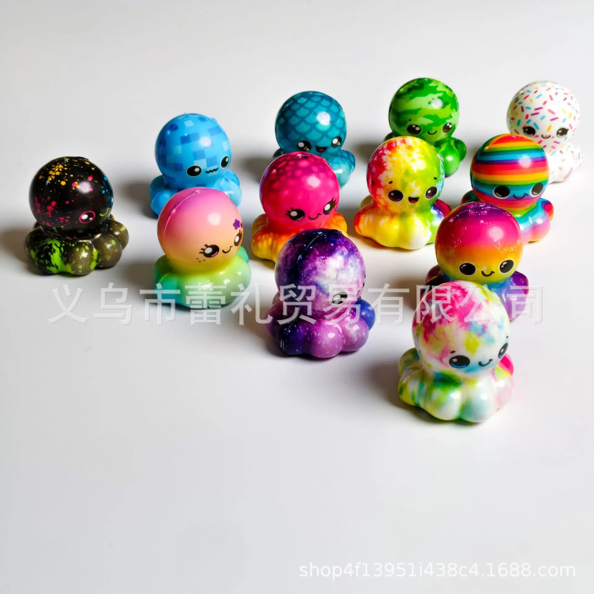 10/20 Stück Mini-Kawaii-Tintenfisch-Stressabbau-Spielzeug für Erwachsene, niedliches, langsam aufsteigendes Spielzeug, Karnevalsgeschenk, Partygeschenk – Detail 8