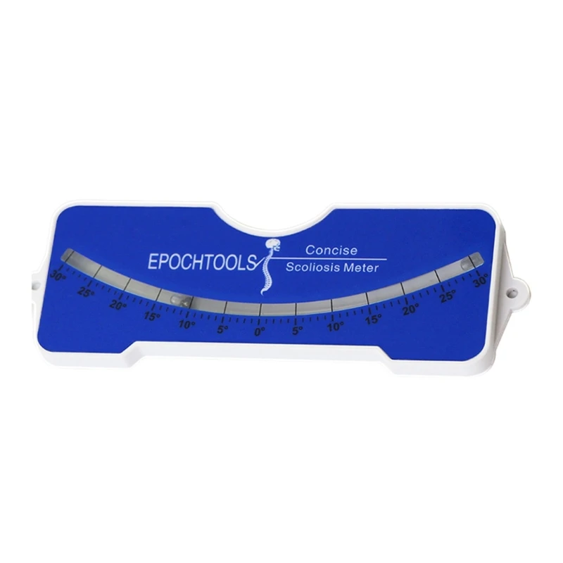 Scoliometer, Easy to Use Scoliosis Meter ABS Housing 0 to 30 Degree for Home Use Back and Spine Scoliosis Diagnosis