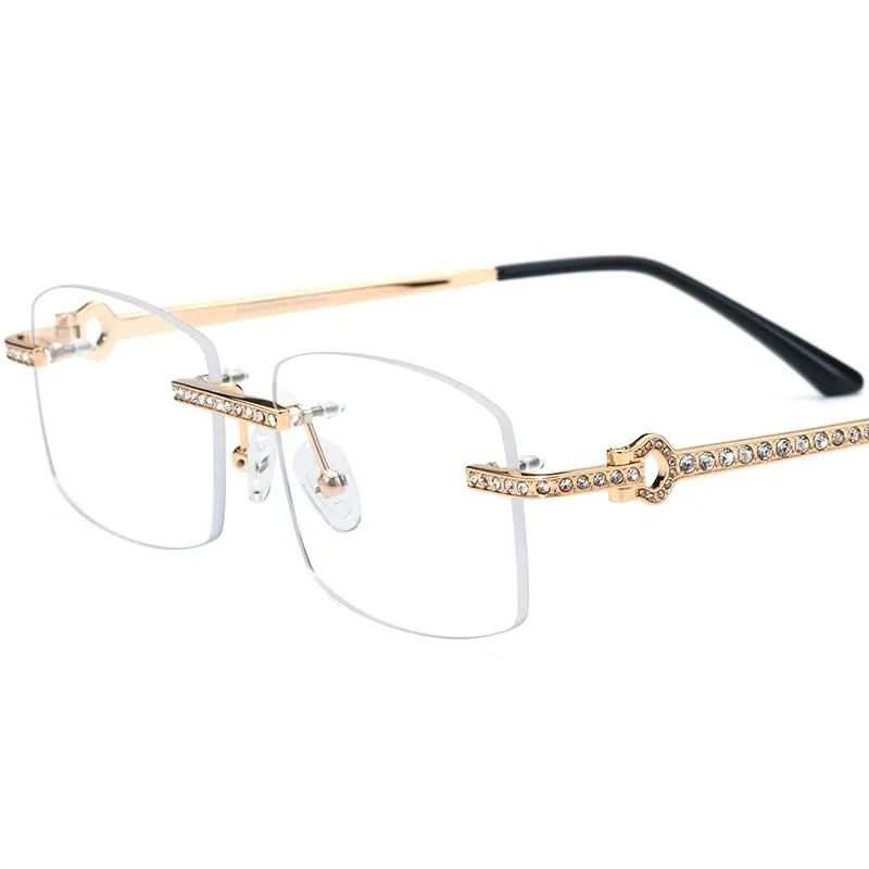 Lucent-Unisex Prescription Glasses-Encrusted with Diamonds