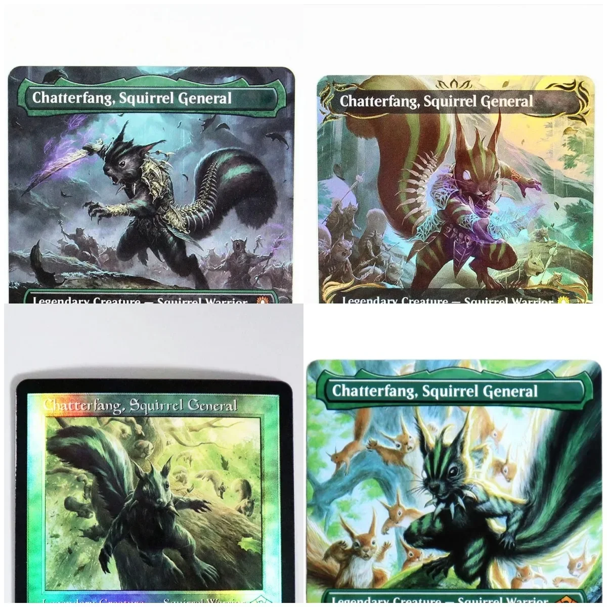 

(Chatterfang, Squirrel General) Foil/Holo TCG Magical Proxy Top Quality Proxy Playing Cards Gathering Board Game Trading Cards
