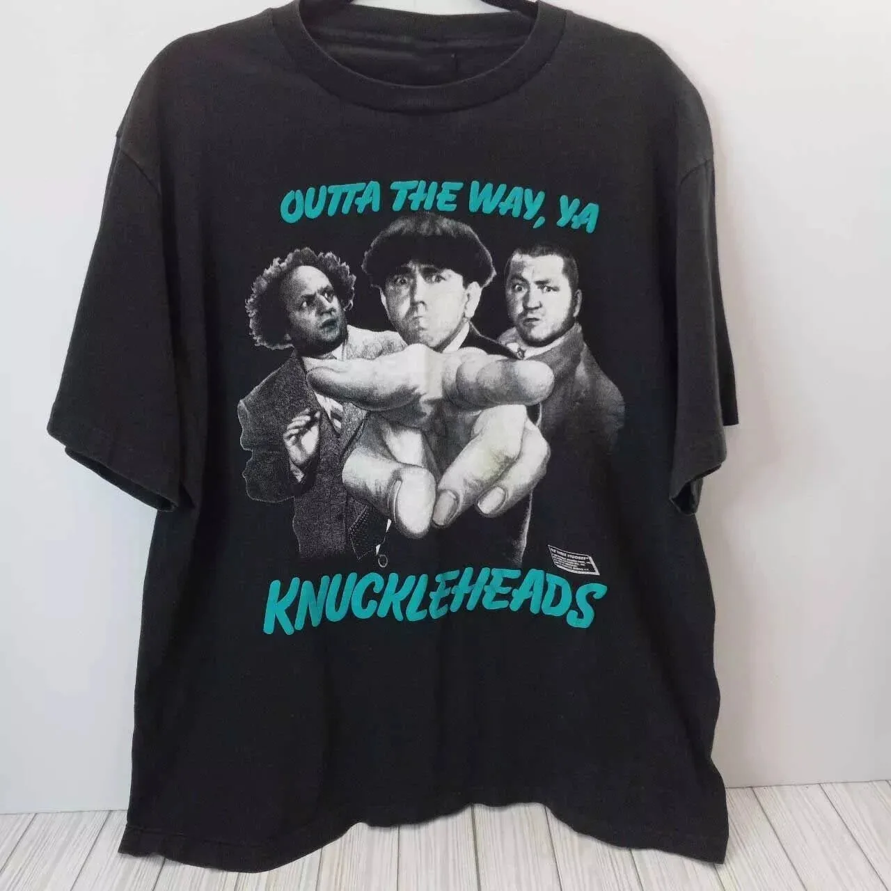

THE THREE STOOGES KNUCKLEHEADS Shirt Classic Black Unisex S-5XL