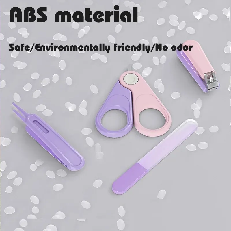 Baby Nail Care Set Newborn Special Anti Pinch Meat Baby Scissors Safety Nail Clippers Children\'s Products