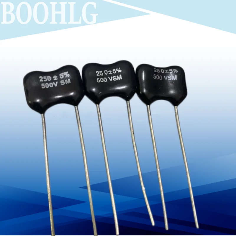 5PCS 250PF 500V Silver Mica Capacitor P10