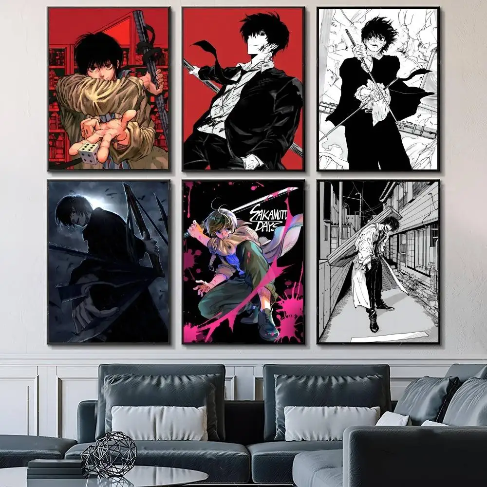 Anime Cool Boy Y-Yoichi N-Nagumo Poster, ausgefallener Wandaufkleber für Wohnzimmer, Bar, Dekoration, Wanddekoration