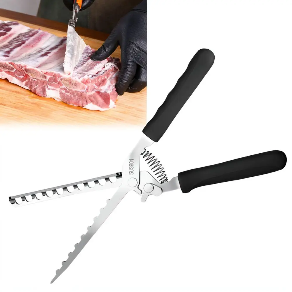 Non Slip Rib Membrane Remover 304 Stainless Steel Meat Peeler Kitchen Tool Durable Silverskin Puller For Cooking Gadgets