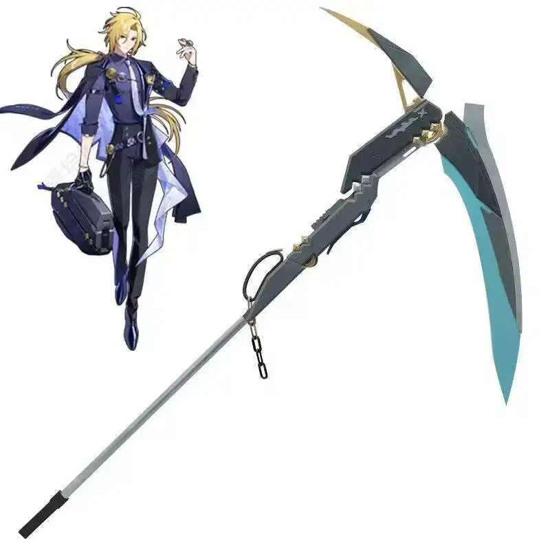 Długość 175CM Hugo Vlad Sickle Weapons Game Zenless Zone Zero Cosplay Props Halloween Christmas Party Costume Accessories