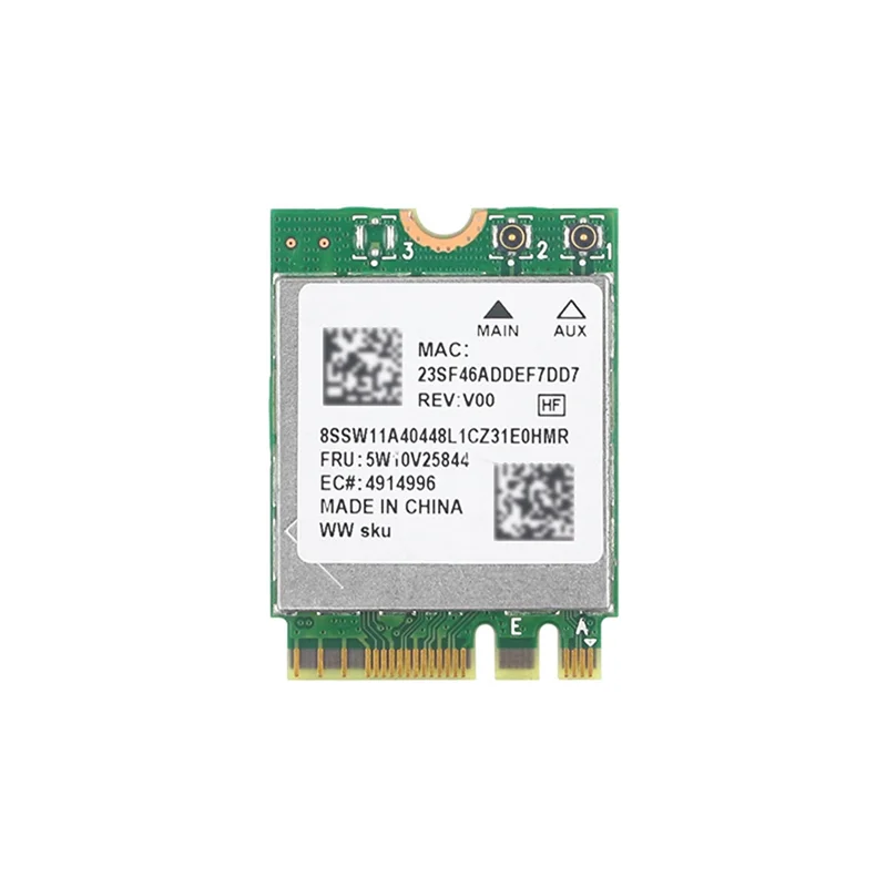 Tarjeta de red inalámbrica para Orange Pi 5 Plus, placa de desarrollo de controlador OPi5 Plus, Wifi DualBand BT5.2, tarjeta WIFI