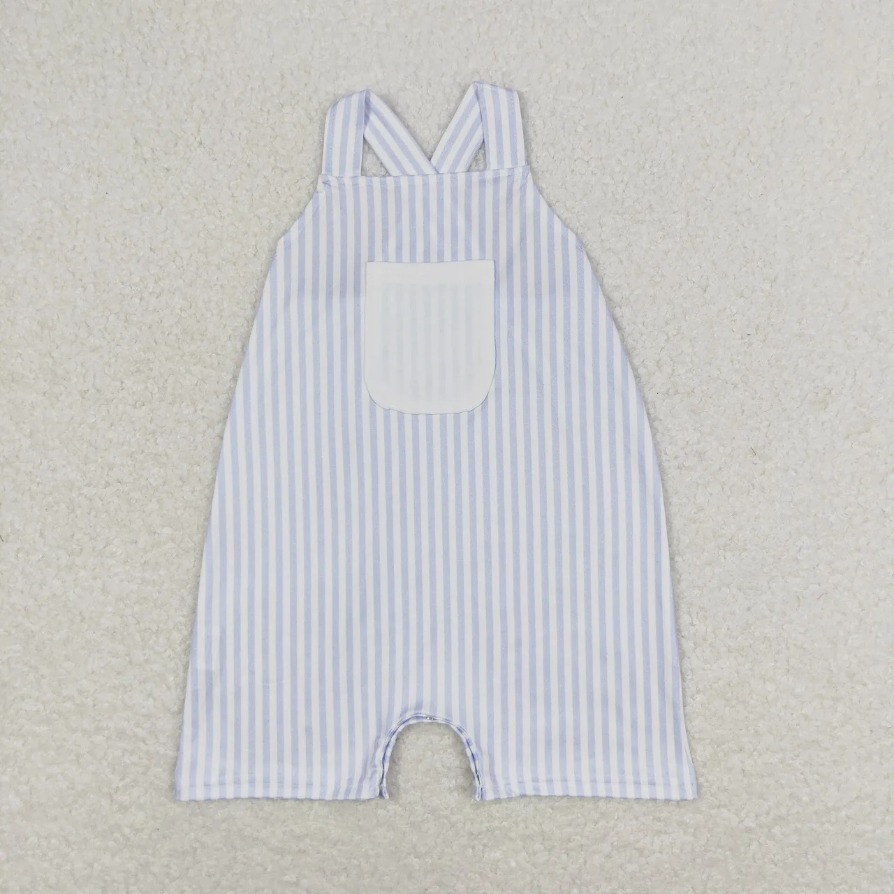 Wholesale Baby Boy Girl Plaid Stripes Jumpsuit Kids One-piece Newborn Coverall Toddler Summer Romper Bodysuit