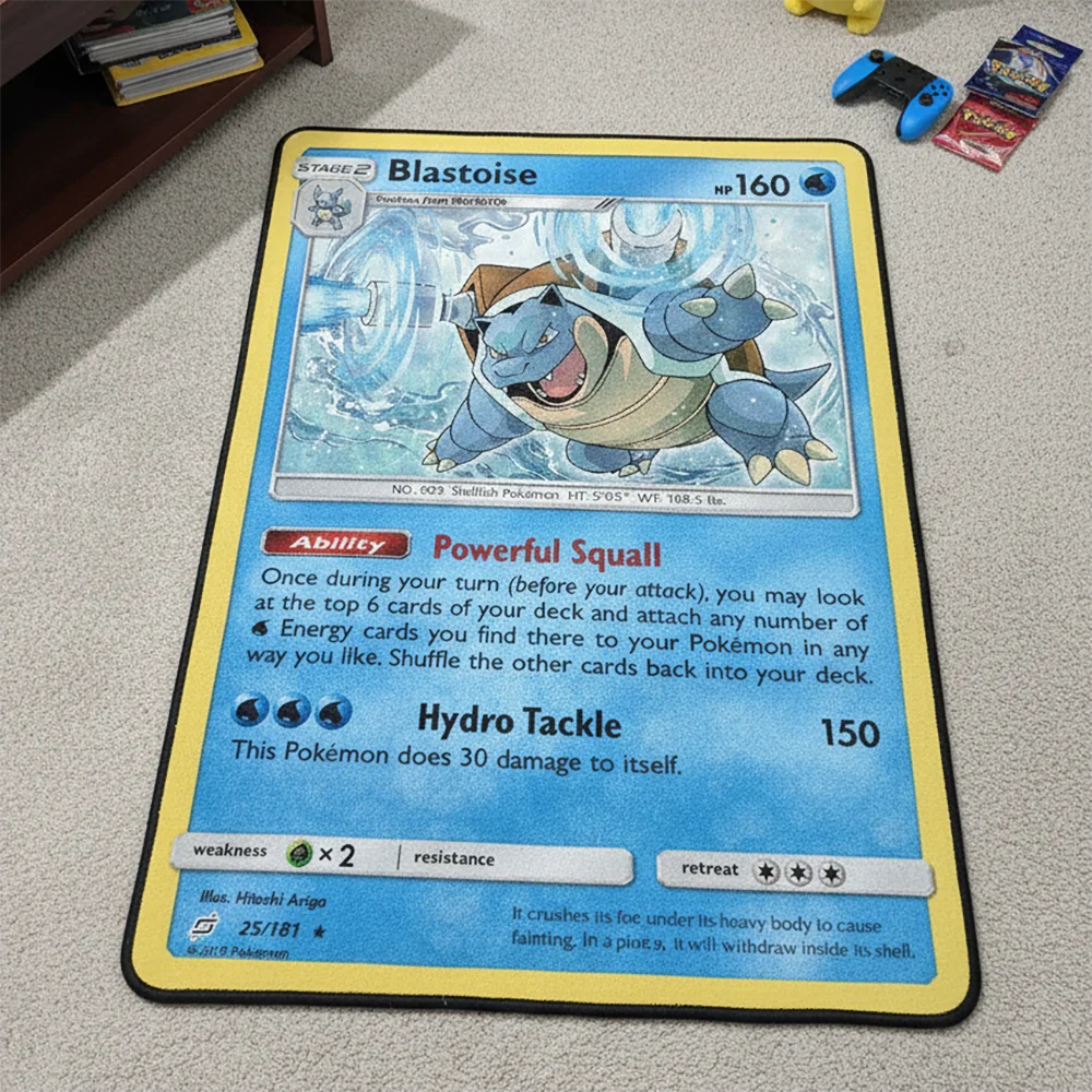 Pokemon Kartı Anime Halı Blast - Gaming Accessories For Kids Room incelemesi ve fiyatı