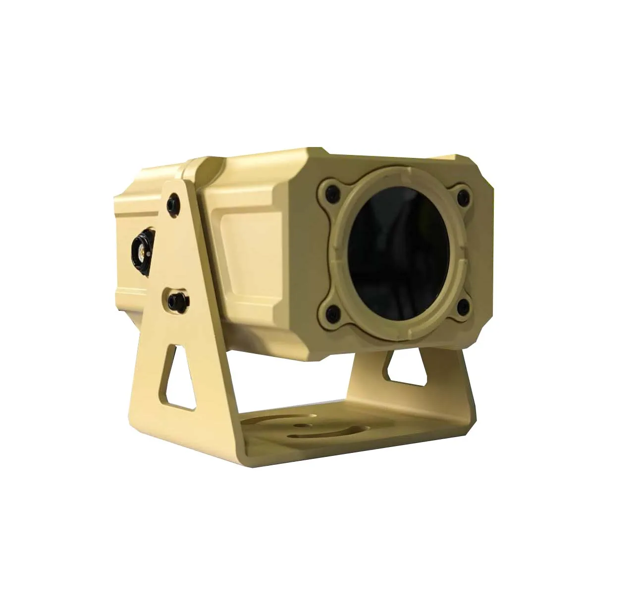Waterproof Long Range Car Security Thermal Imaging Camera 640x512 Resolution 25fps Frame Rate 12um Pixel Pitch