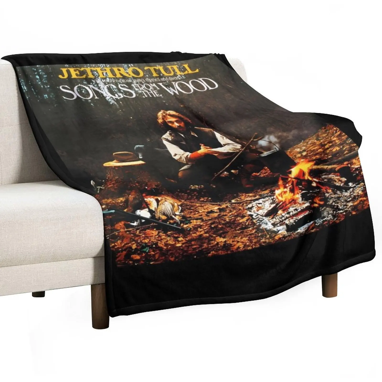 JETHRO TULL Throw Blanket Warm For Decorative Sofa Luxury Throw Retros Baby Blankets Sofas Of Decoration Blankets