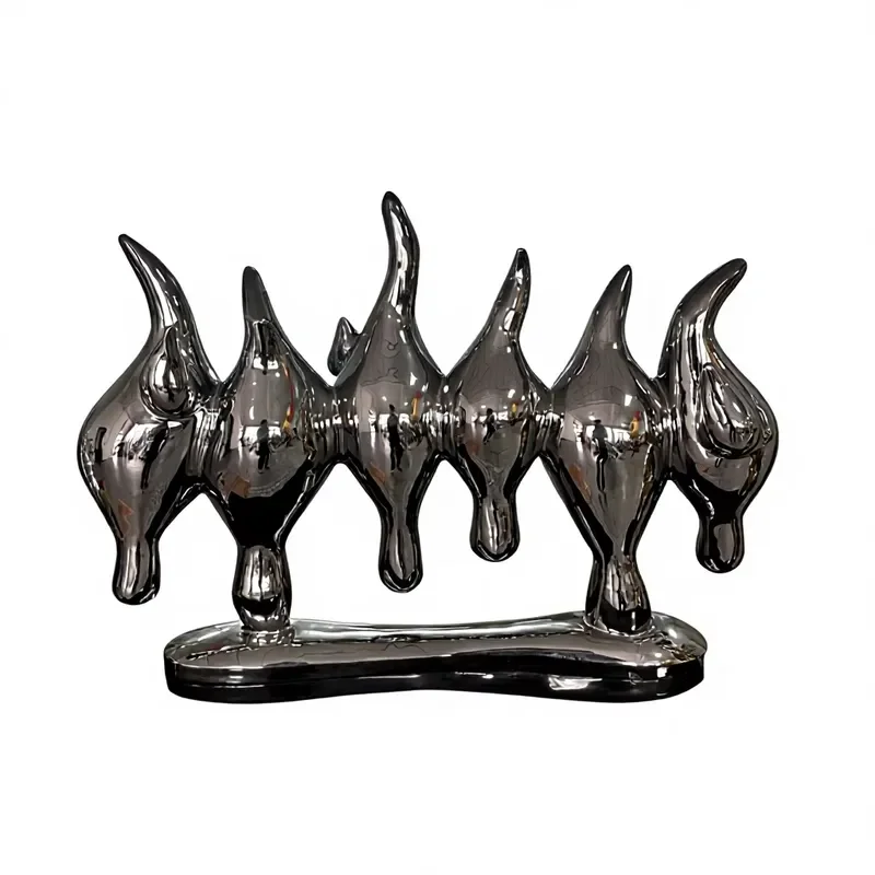 Modern Abstract Bird Sculpture Mirror Polished 304 Stainless Steel Metal Animal Statue Luxury Home Decor Art Deco Ornaments