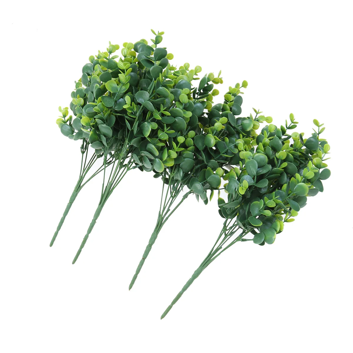 

4Pcs Simulation Eucalyptus Artificial Plants Uv Resistant Faux Boxwood Shrubs Lifelike Fake Greenery for Garden Patio