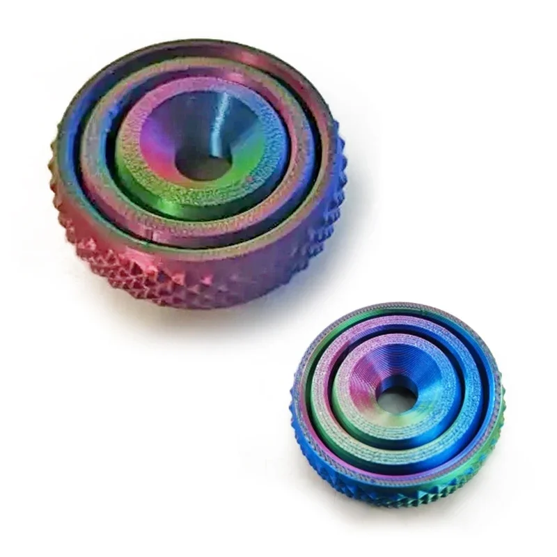 Nuevo juguete de bola giratoria impresa en 3D, giroscopio Universal en forma de O para la yema del dedo, rotación por gravedad, alivio de la ansiedad, juguete fresco de descompresión