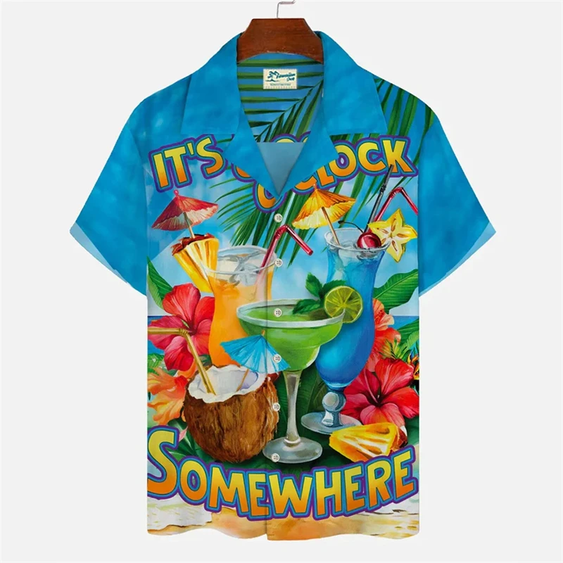 Zomer Hot Sale Hawaiian Shirt Voor Mannen 3d Anime Cartoon Varken Heren T-Shirt Strand Oversized Grappige Blouse Dameskleding Streetwear