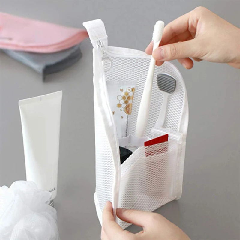 

Travel Large Capacity Toothbrush Toothpaste Storage Bag Case Container Portable Makeup Brush Bathroom Accessories