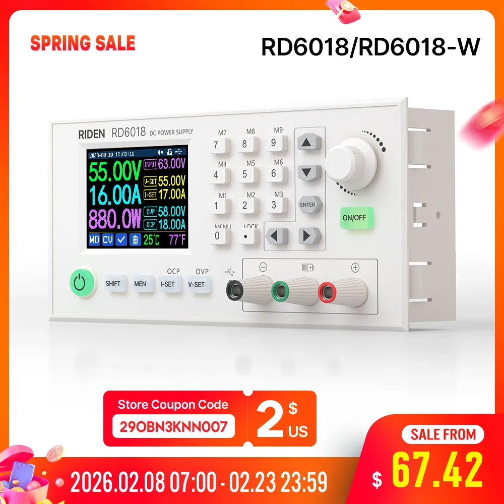 Adjustable Power Supply 60V 18A