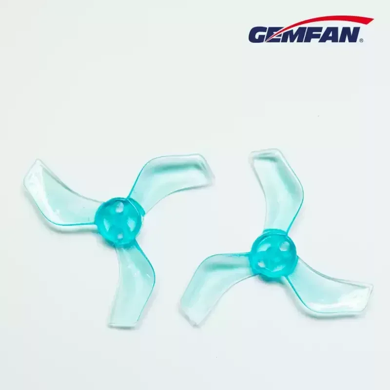 Gemfan 1635 1.6 Inch Tri-Blade Prop Set, 12 Pairs CW CCW, PC Material for Micro FPV Quad