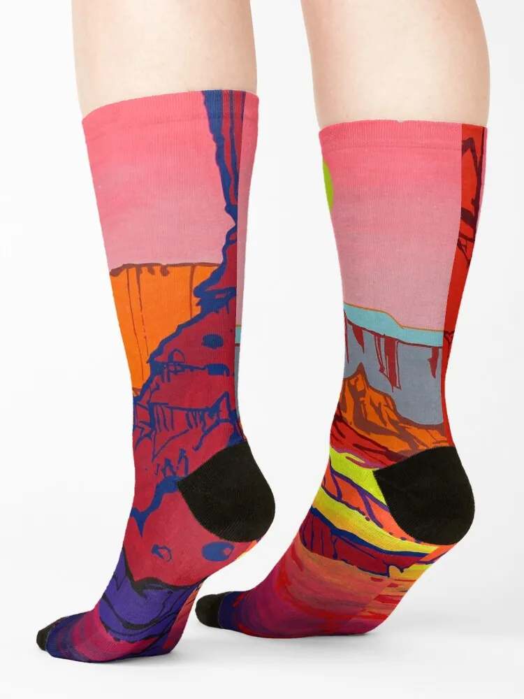 جوارب كانيون رياضية مخصصة لركوب الدراجات شفافة غير قابلة للانزلاق للرجال