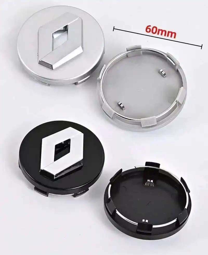 4pcs 54/57/60mm Wheel Center Hub Caps For Renault Duster Megane 2 3 4 IV Clio Duster Fluence Logan Captur Arkana Laguna MK4