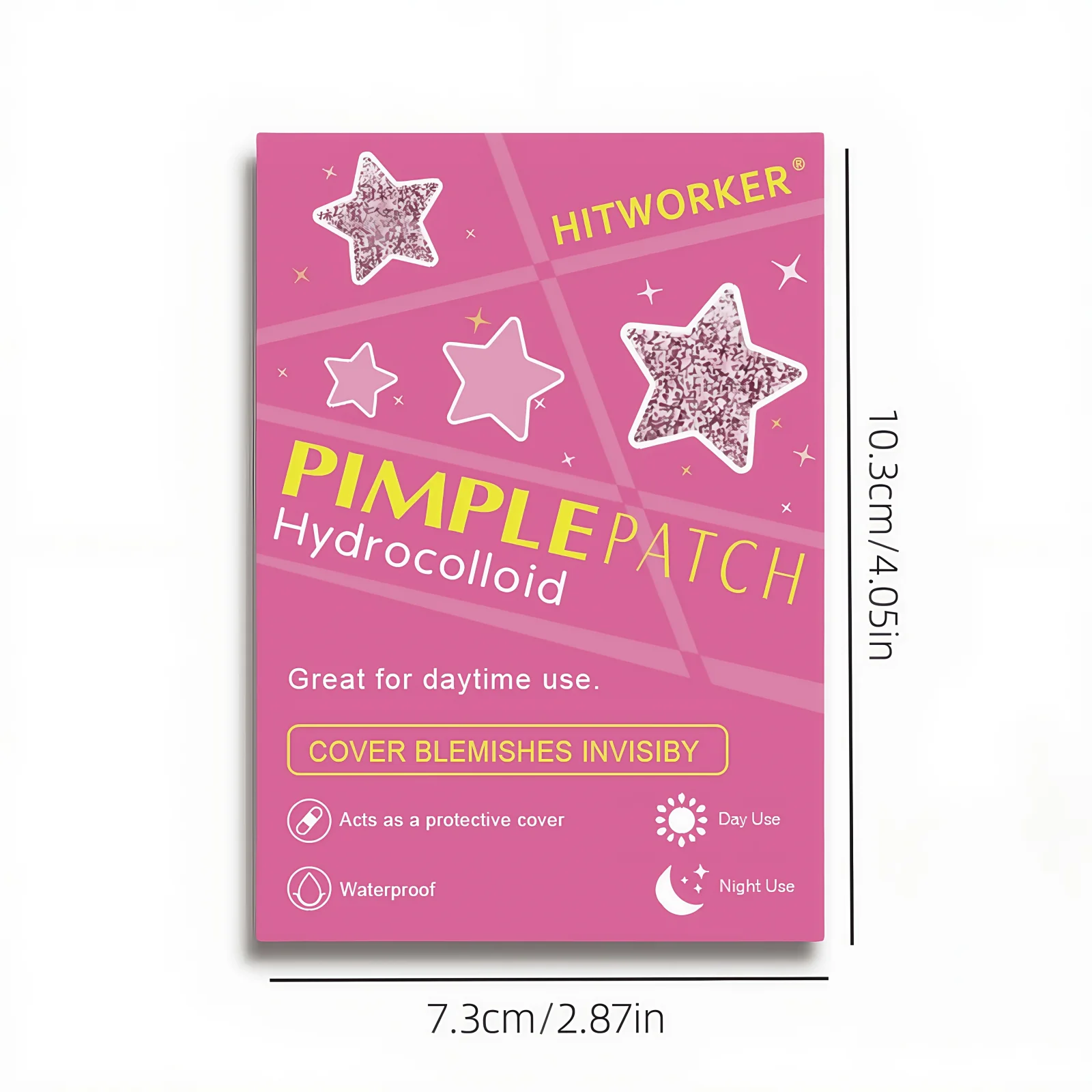 80-Piece Hydrocolloid Acne Patches Lightweight and Breathable For Day and Night Use