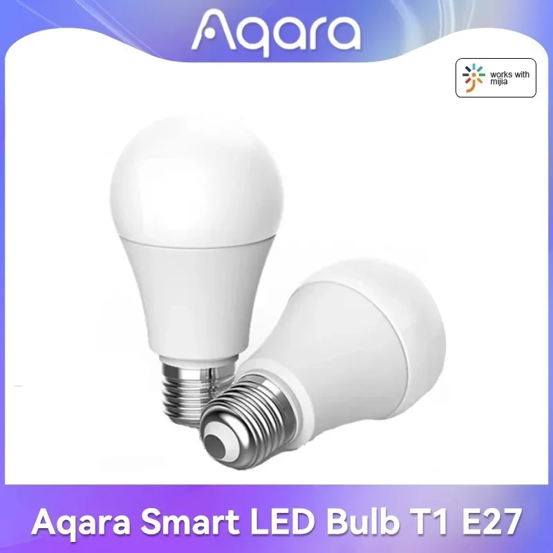 Aqara Smart LED Bulb T1 E27 Zigbee 3.0 2700K-6500K 220-240V Bluetooth Remote Lamp Light For Xiaomi Mihome APP Homek