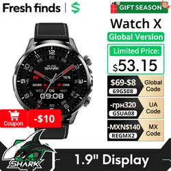 [Estreno mundial] Versión global Reloj inteligente Black Shark X 4G Reloj Android Pantalla de 1,9 ′′ IP67 Cámara lavable de 2 MP Aplicación Descarga gratuita