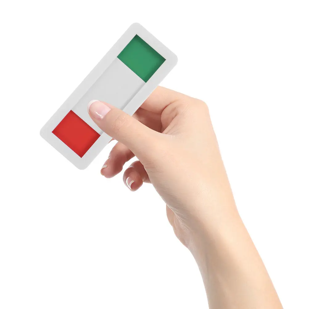 5pcs Acrylic Door Status Switch Signs – Sliding Privacy Indicator for Office, Meeting Room, Vacant/Occupied Signboard