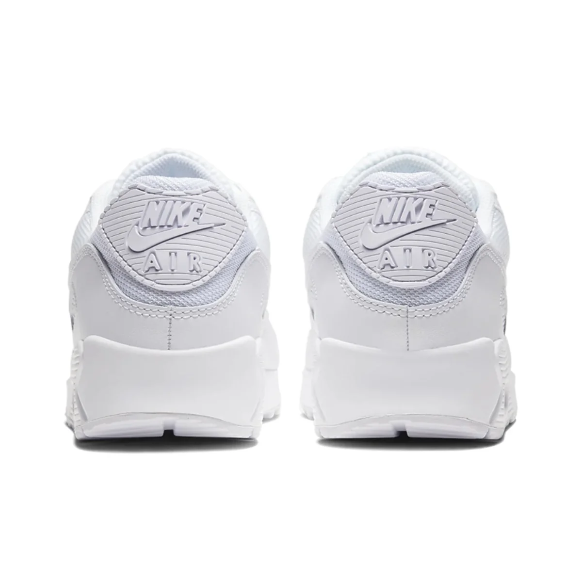 Nike Air Max 90 bas haut confortable cent chaussures de course décontractées hommes blanc pur