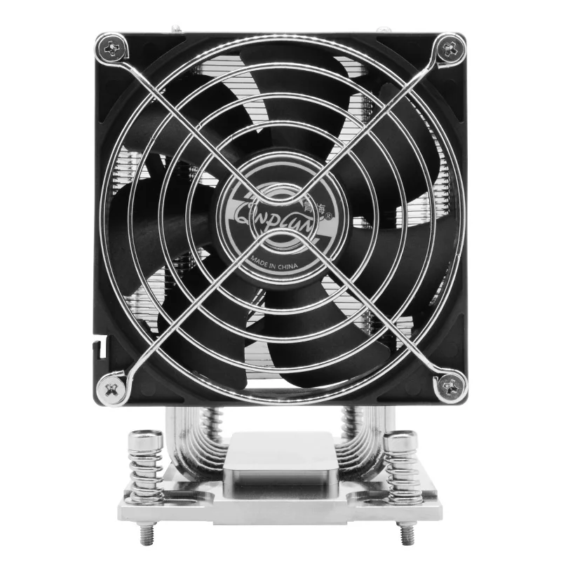 4U Server CPU Radiator 6 Heatpipes For AMD SP3 TR4 Two Ball Bearing Fan Silent Cooler