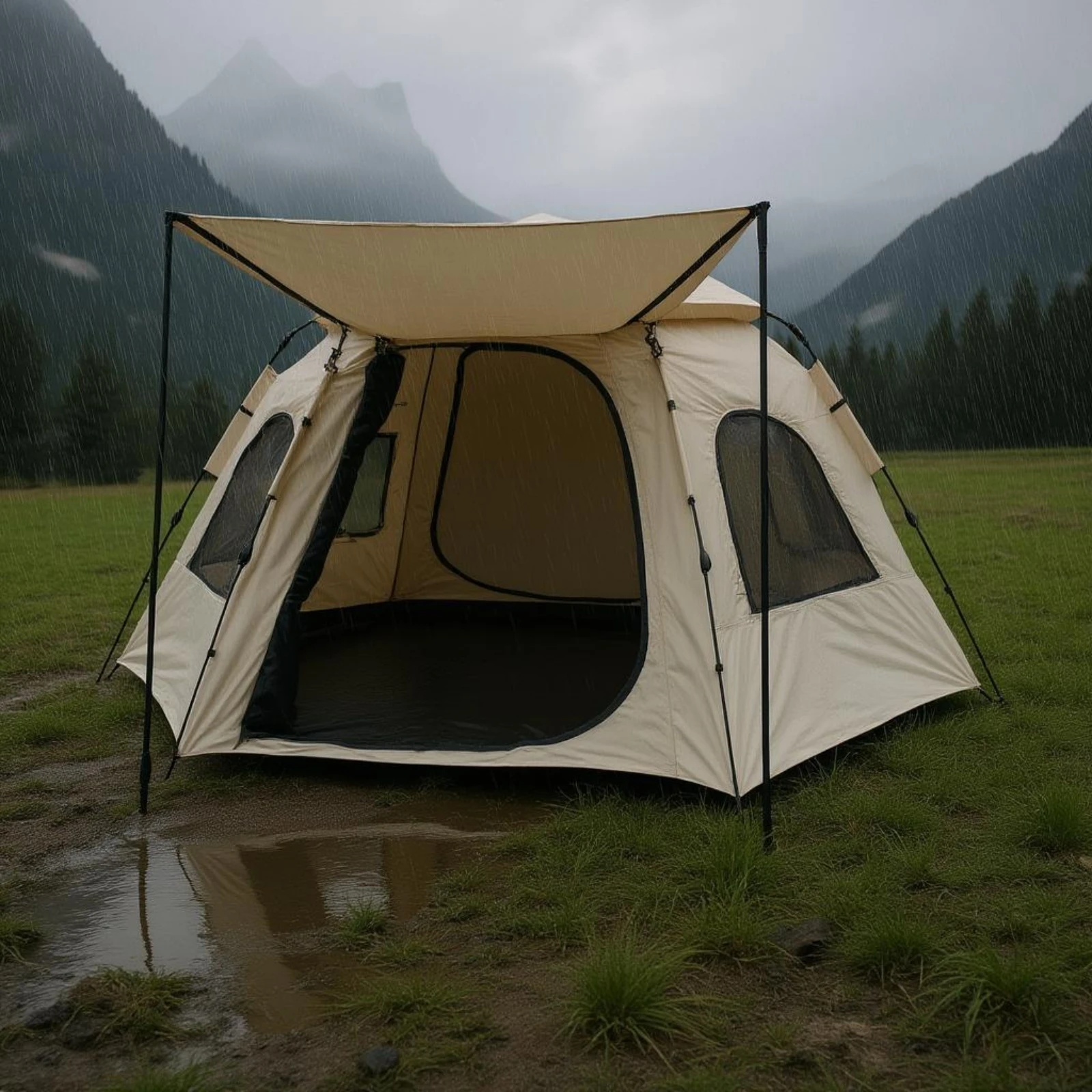foldable-tent-canopy-waterproof-uncoveredfront-tent-outdoor-shelter-sunshade-resistant-for-camping